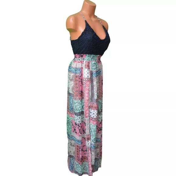 Trixxi Maxi Dress with slits NWOT - Picture 1 of 8